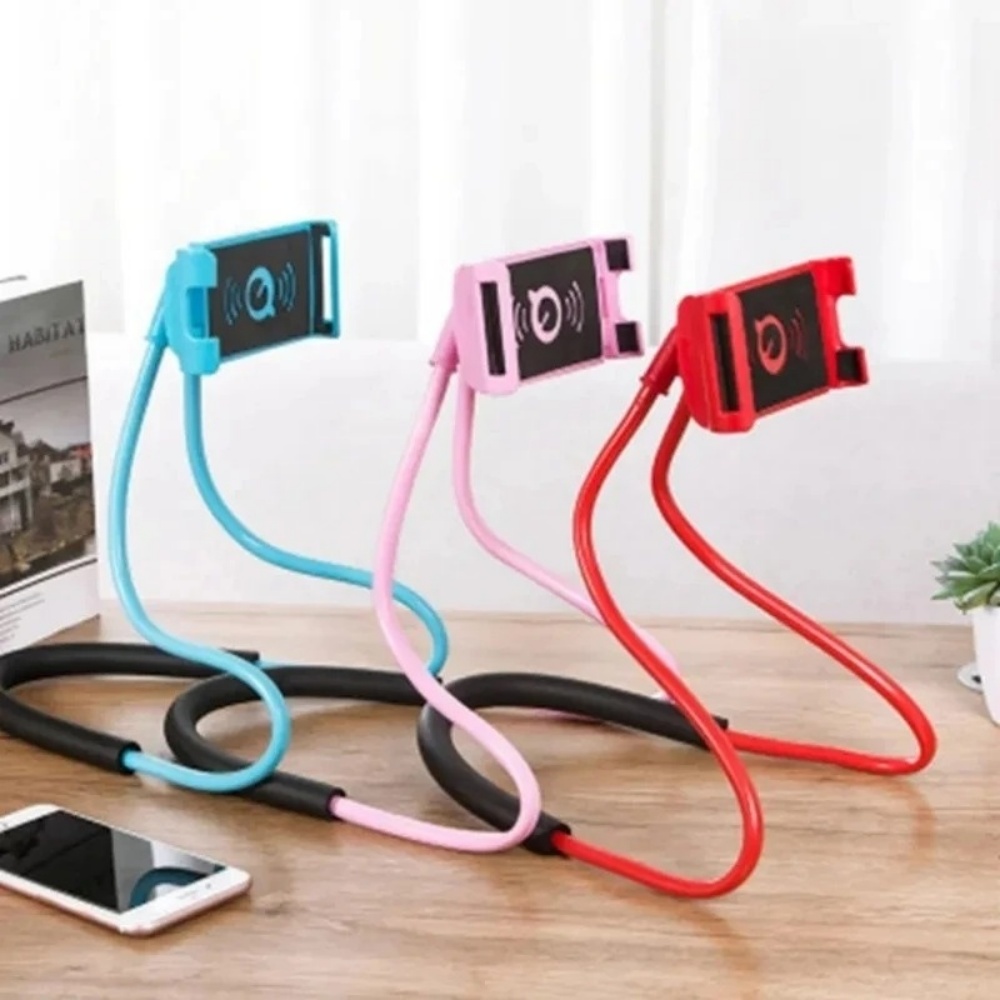 Phone Accessories And Gadget - ユニバーサルネックハンギング携帯電話ホルダー、iPhone、Samsung、Xiaomi、Huaweiスマートフォン用動画撮影スタンド