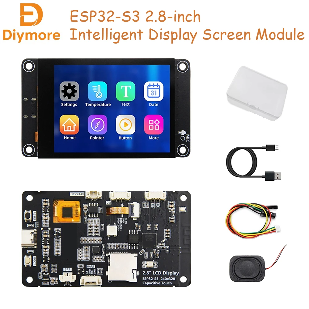 Phone Accessories Display Board - ESP32-S3 開発ボード Wifi Bluetooth インテリジェントディスプレイ画面 2.8