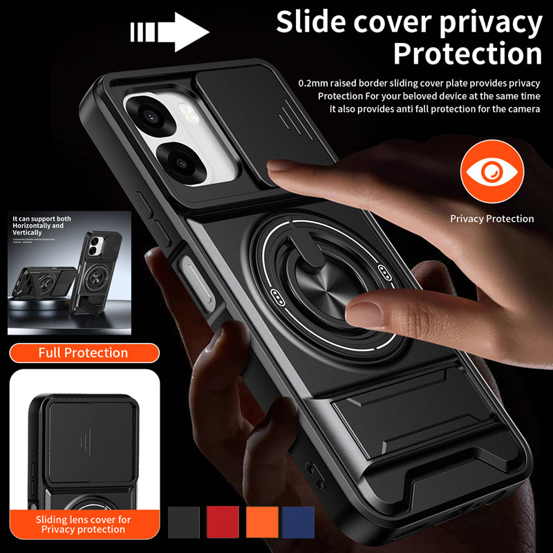 Phone Accessories Ring Holder - 鎧電話ケース Oppo A6x A6k A6t A6