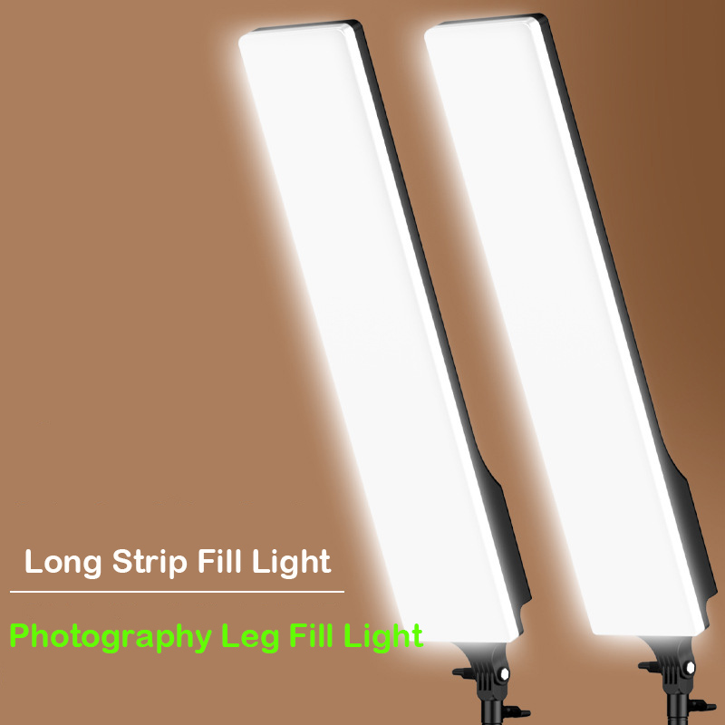 Led Strip Selfie - 58CMトリコロールLEDビデオライト写真撮影照明ストリップセルフィーライトスタジオランプ（会議、ライブストリーム、撮影用）