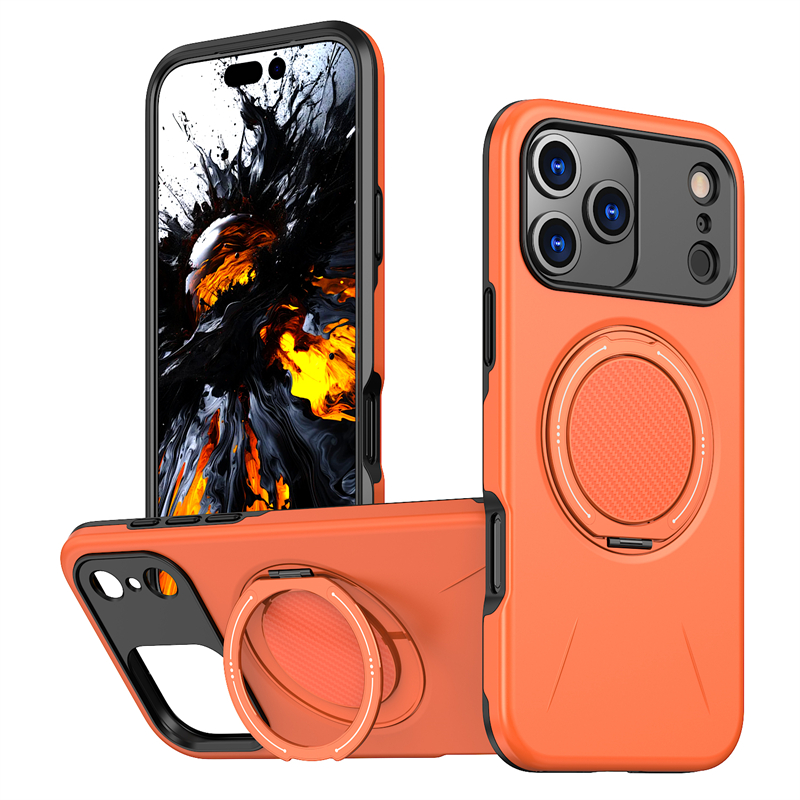 Phone Accessories Ring Holder - 360 ° メタルリングホルダー付きマグセーフ対応iPhone Air 17 16