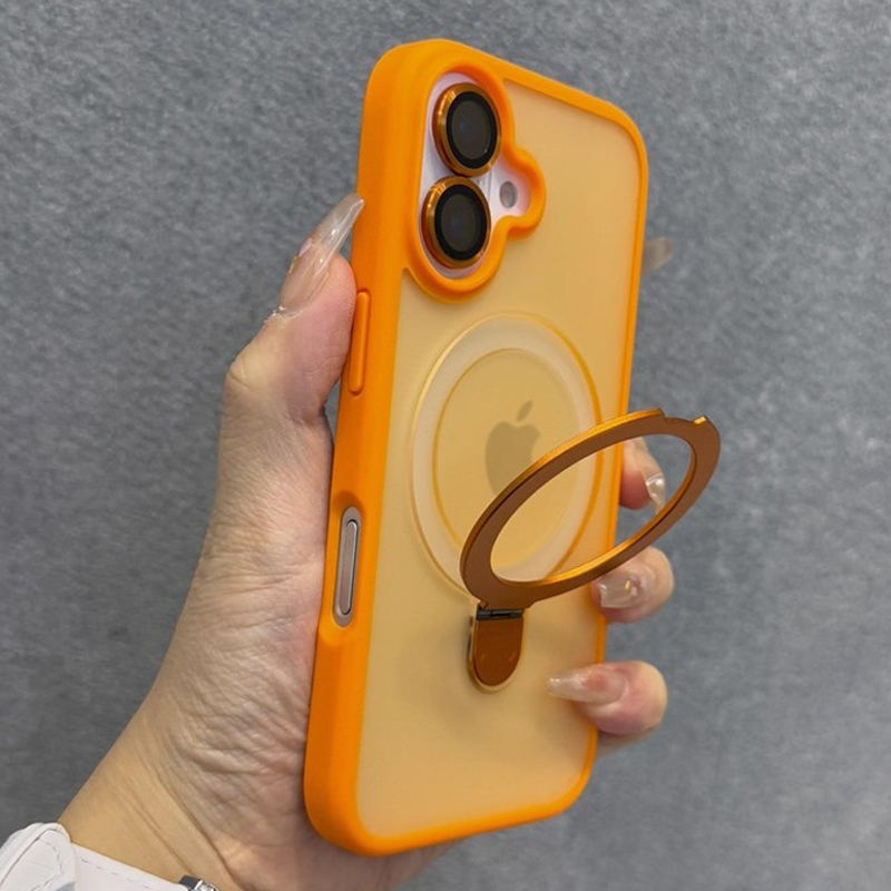 Phone Accessories Ring Holder - マットリングホルダー付きガラスレンズフォンケース iPhone 18 Pro Max 16