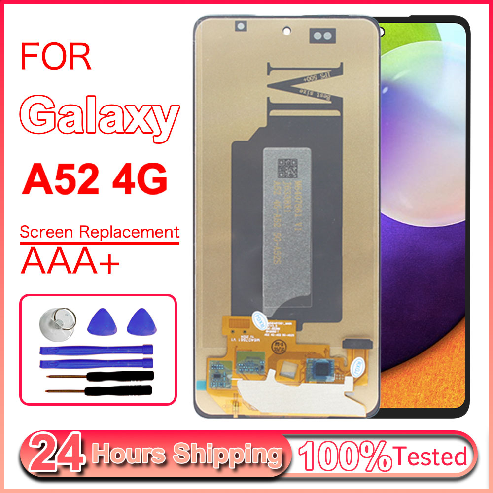 Phone Accessories Display Board - Samsung Galaxy A52 4G用6.5インチディスプレイ LCDディスプレイ タッチスクリーン
