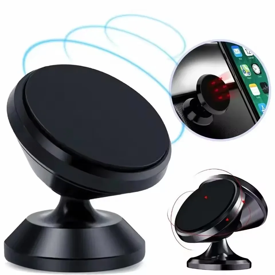Phone Accessories And Gadget - マグネット式車載携帯電話ホルダー マグネットマウント モバイル携帯電話スタンド GPSサポート iPhone 15