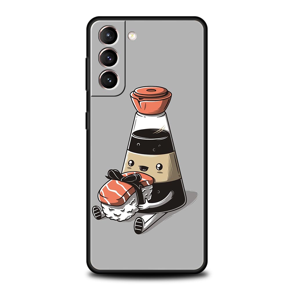 かわいい漫画寿司柄スマホケース Samsung Galaxy - Samsung Galaxy S24 のレビューと価格