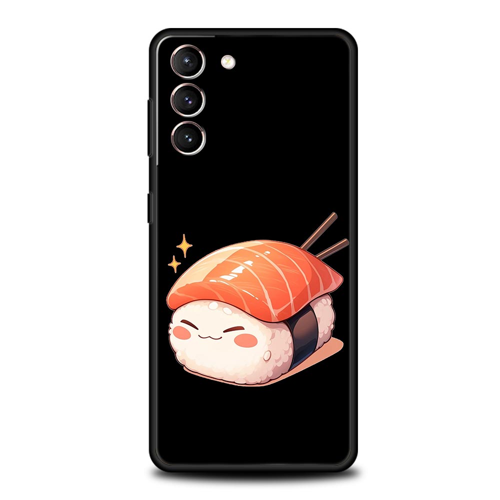 かわいい漫画寿司柄スマホケース Samsung Galaxy - Samsung Galaxy S24 のレビューと価格