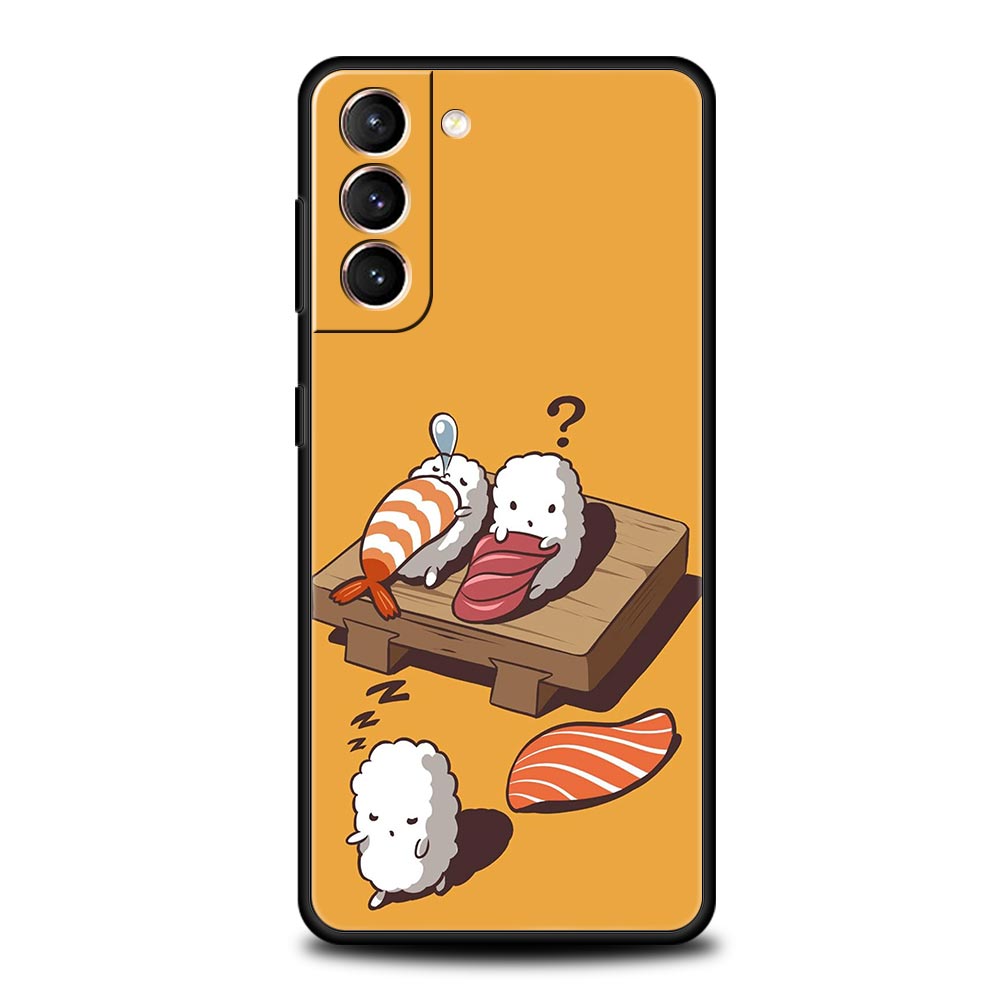 かわいい漫画寿司柄スマホケース Samsung Galaxy - Samsung Galaxy S24 のレビューと価格