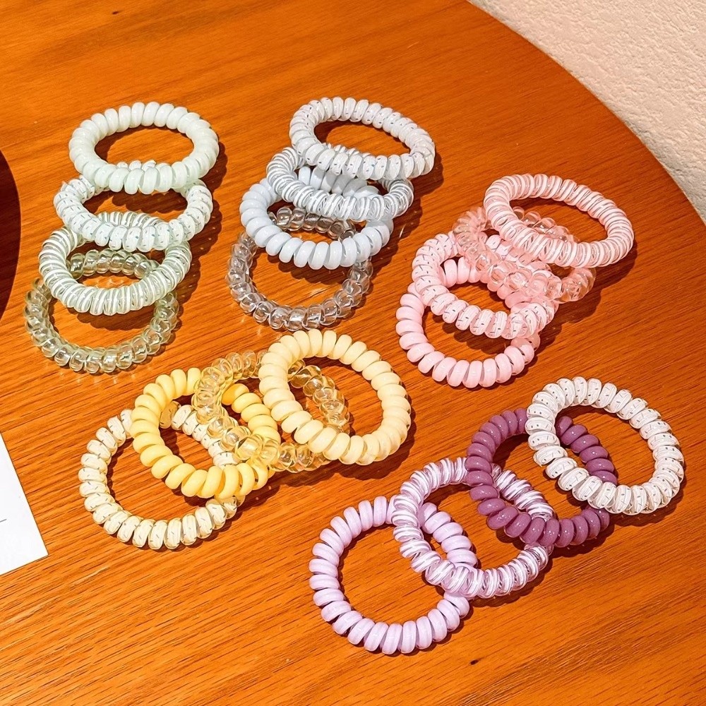 新しいグラデーションカラーの電話線ヘアリング 軽量で持ち運び - Phone Accessories China のレビューと価格
