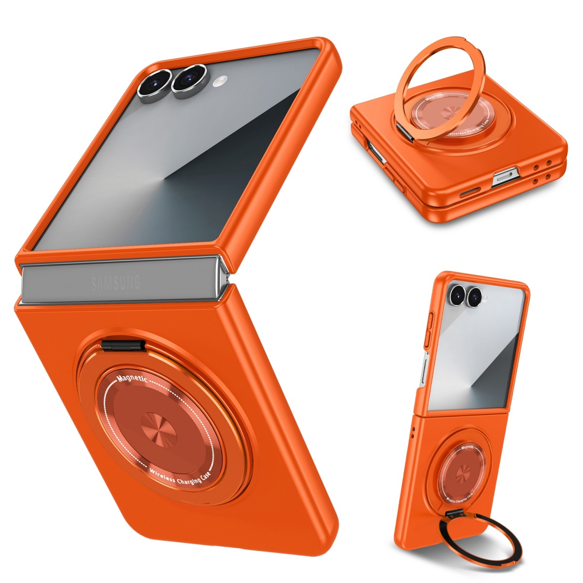 磁気金属回転リングホルダー電話ケースギャラクシー Z フリッ - Phone Accessories Ring Holder のレビューと価格