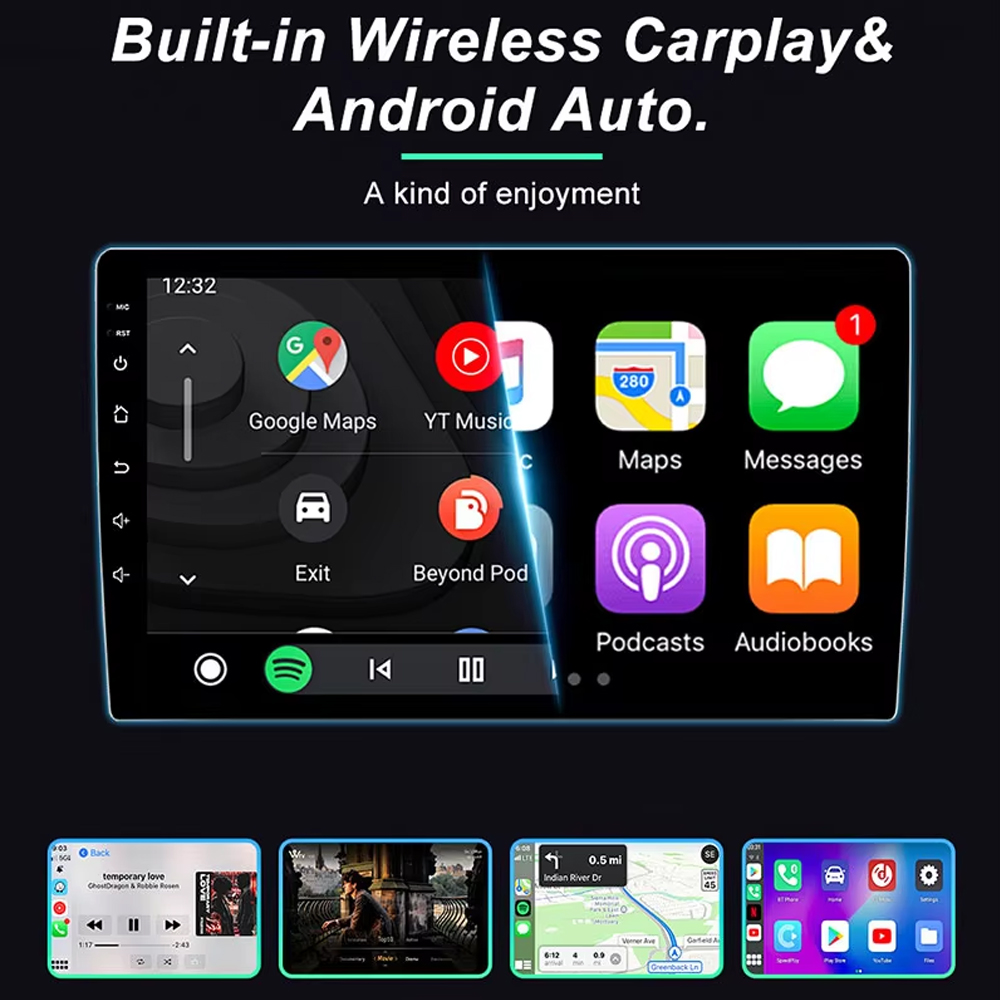 Android 15 ワイヤレスCarPlay対応 Kia  - Phone Accessories Display Board のレビューと価格