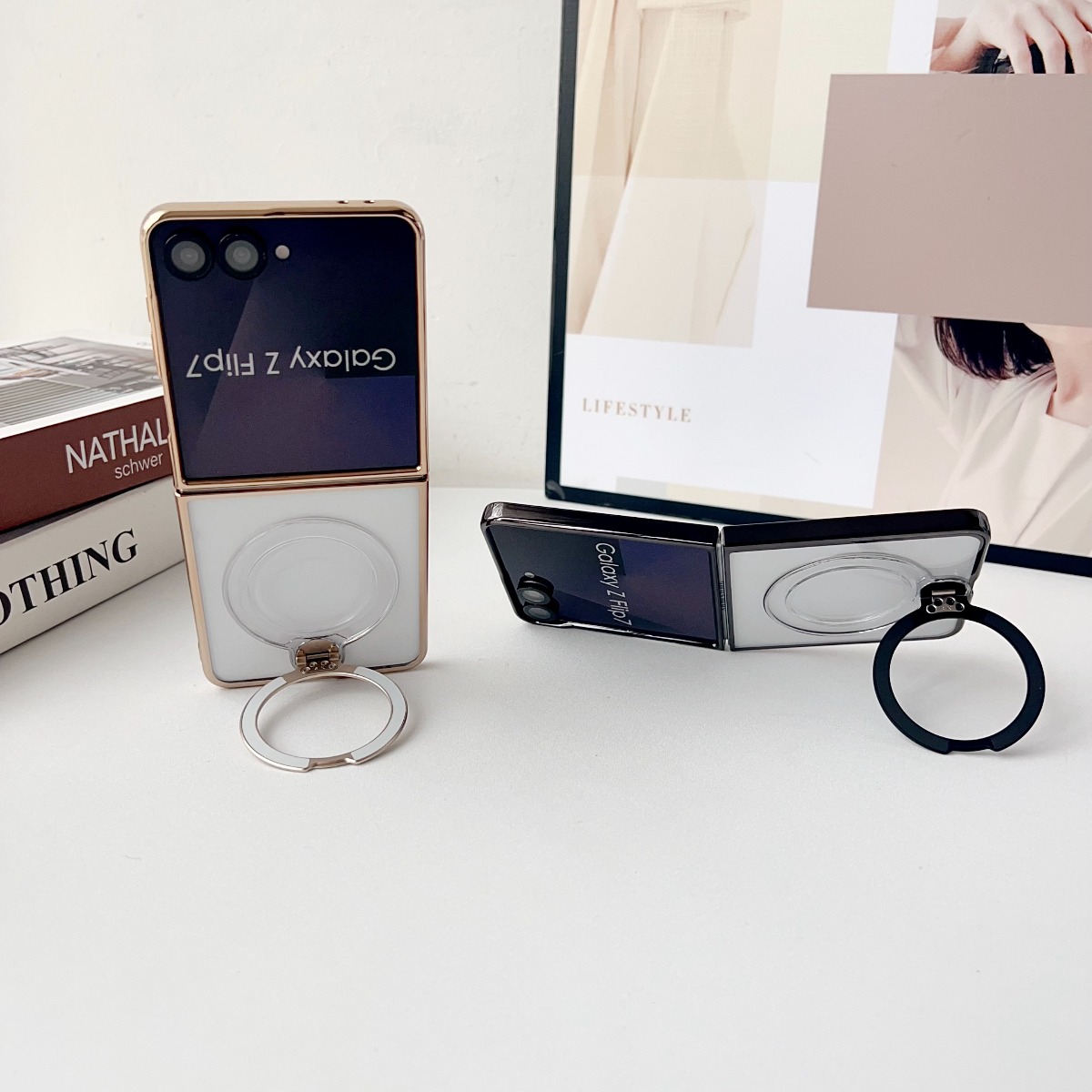 360度回転リングホルダー付きスマホケース Samsung  - Phone Accessories Ring Holder のレビューと価格