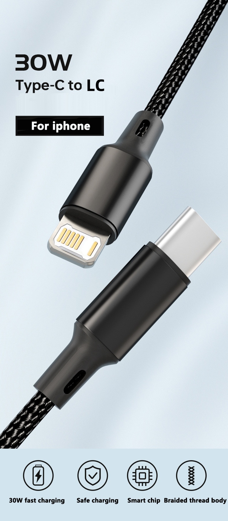 PD 30W USBケーブル iPhone 14 13 12 - Phone Accessories Online のレビューと価格
