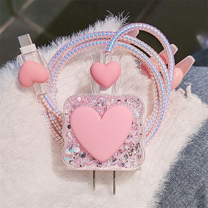 高品質ピンクハートチャージャーケース iPhone 11 1 - Phone Accessories Online のレビューと価格