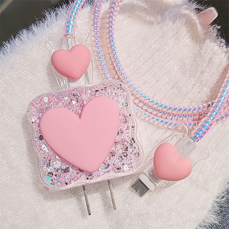 高品質ピンクハートチャージャーケース iPhone 11 1 - Phone Accessories Online のレビューと価格