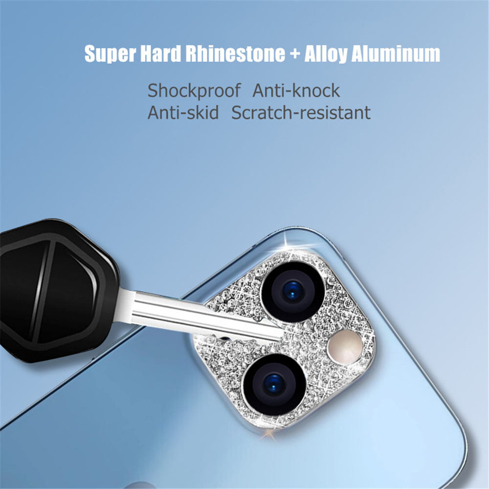 グリッターダイヤモンドカメラレンズプロテクターケースカバー  - Phone Accessories Online のレビューと価格