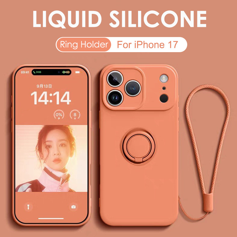 液体シリコンリングスタンド付きマグネット式iPhoneケース - Phone Accessories Ring Holder のレビューと価格
