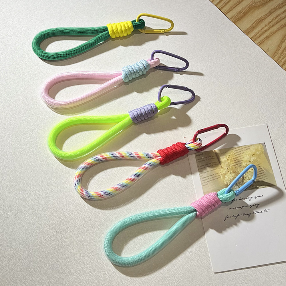 メッシュランドヤード蛍光ペンダント携帯電話バッグロープキーホ - Phone Accessories And Gadget のレビューと価格