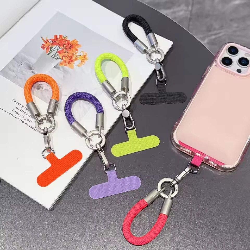 金属製スマホストラップガスケットパッチ回転式メタルバックル吊 - Phone Accessories And Gadget のレビューと価格