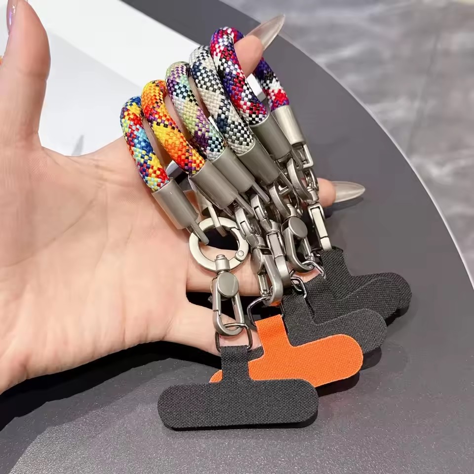 金属製スマホストラップガスケットパッチ回転式メタルバックル吊 - Phone Accessories And Gadget のレビューと価格