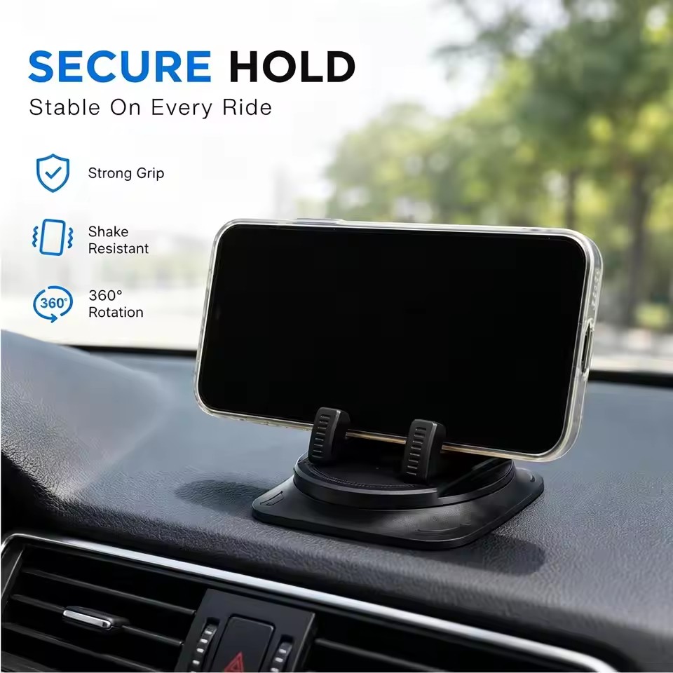 360 °   度角調整可能な車載携帯電話ホルダー、滑り止め - Phone Accessories And Gadget のレビューと価格