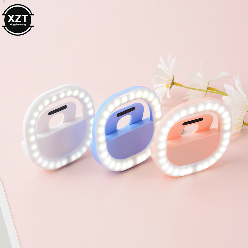 携帯電話補助光 LED リングライト Selfie ランプ調 - Led Strip Selfie のレビューと価格