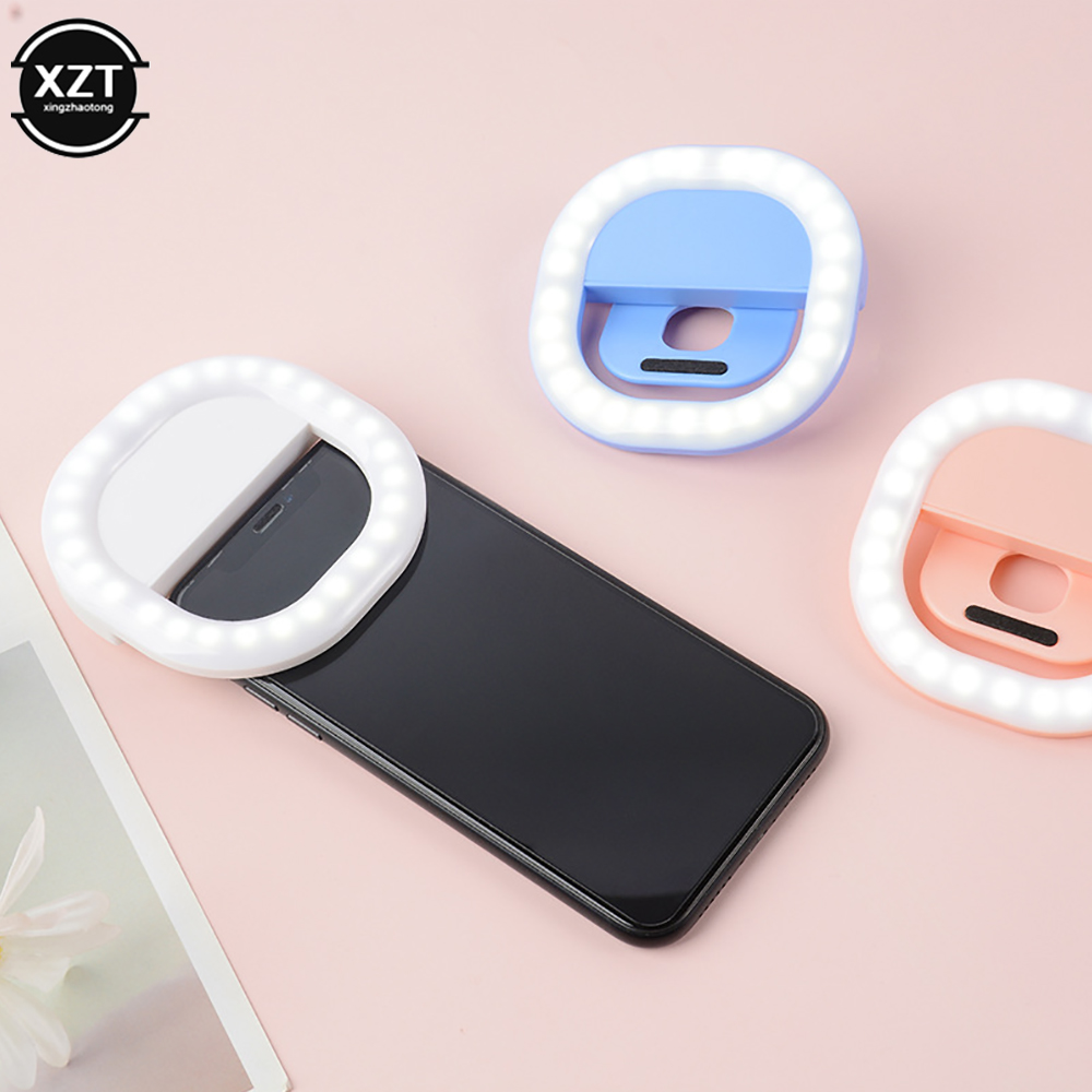 携帯電話補助光 LED リングライト Selfie ランプ調 - Led Strip Selfie のレビューと価格