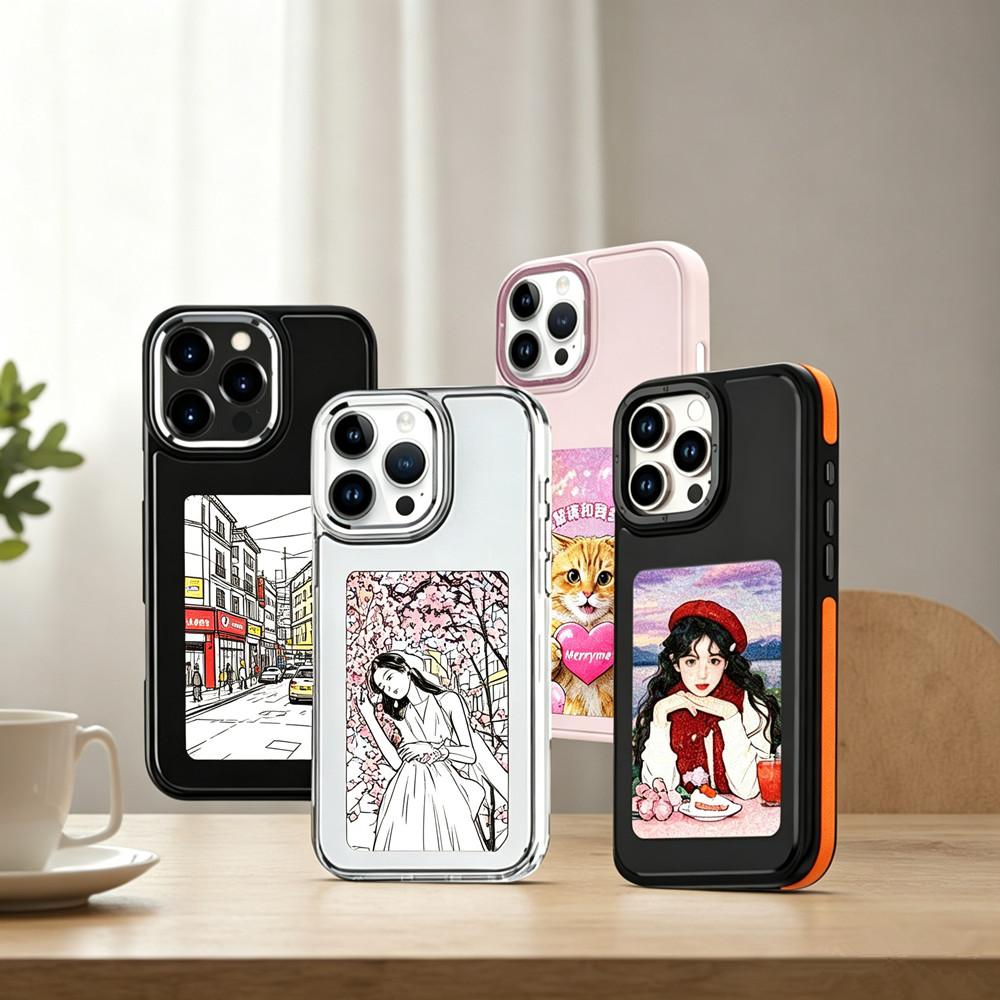 DIY電子インクスクリーンスマホケース NFC対応 iPho - Phone Accessories And Gadget のレビューと価格