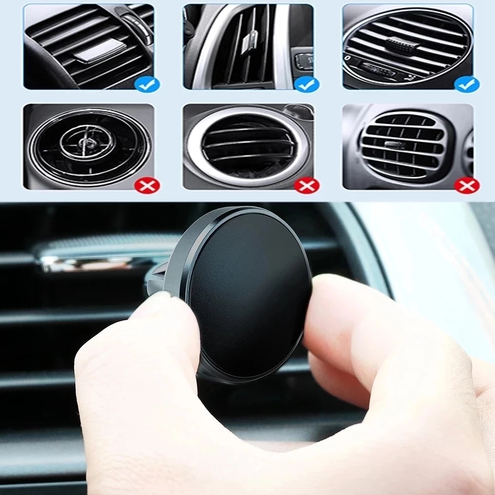 車載用マグネット式携帯電話ホルダー、iPhone 14、13 - Phone Accessories And Gadget のレビューと価格