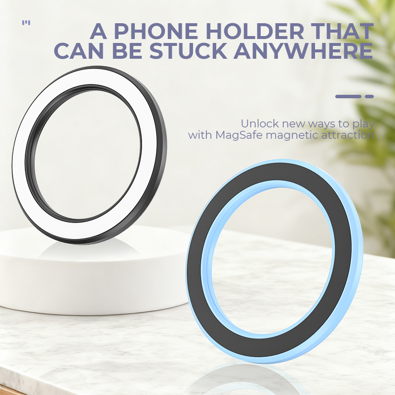 MagSafe対応 強力マグネットリング式スマホホルダー 粘 - Phone Accessories Ring Holder のレビューと価格