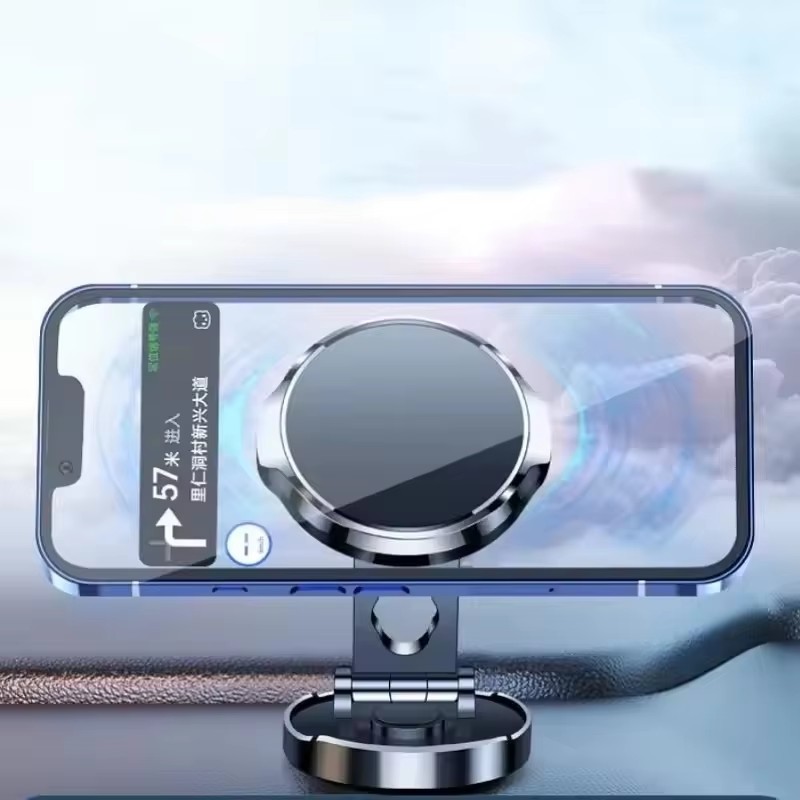 丸型折りたたみ式マグネットカーホルダー 360度回転式携帯電 - Phone Accessories And Gadget のレビューと価格