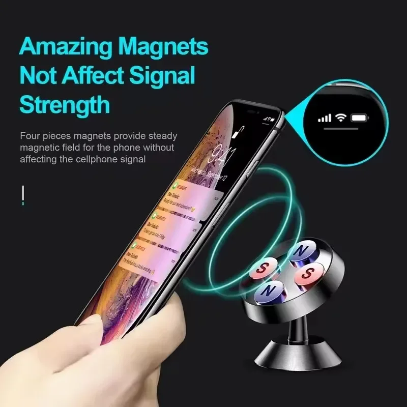 マグネット式車載携帯電話ホルダー マグネットマウント モバイ - Phone Accessories And Gadget のレビューと価格